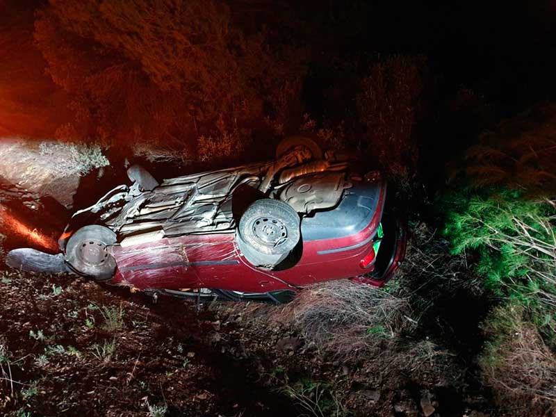 Estado en el que ha quedado el coche siniestrado. - CRDOBA