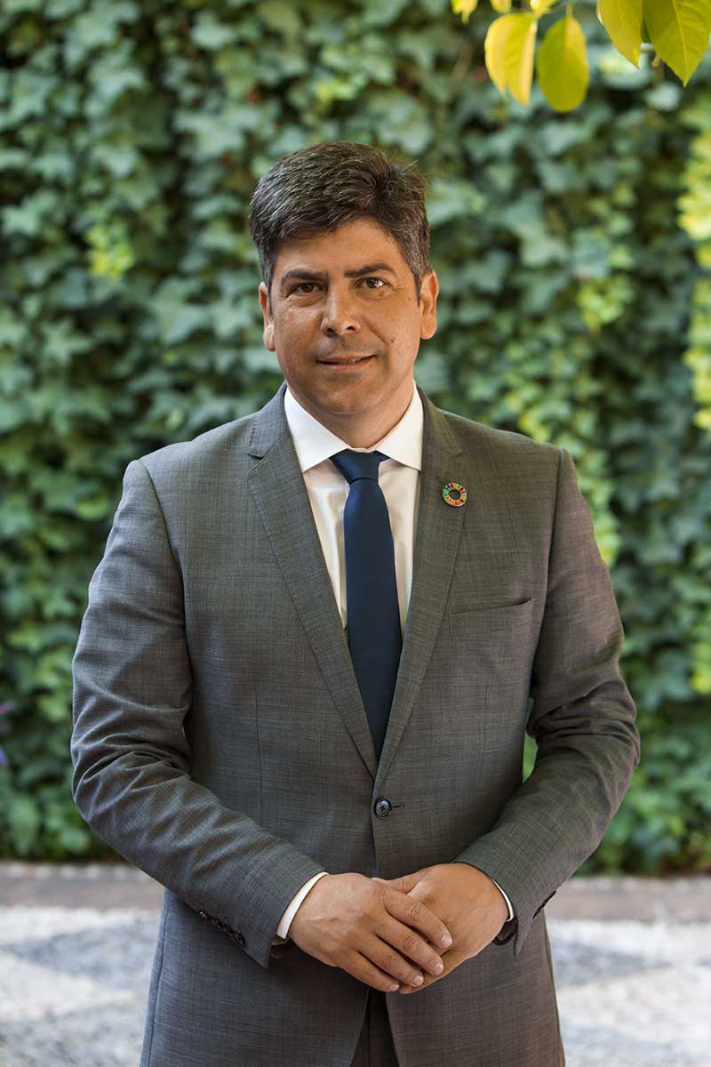 Presidente del organismo provincial, Rafael Llamas