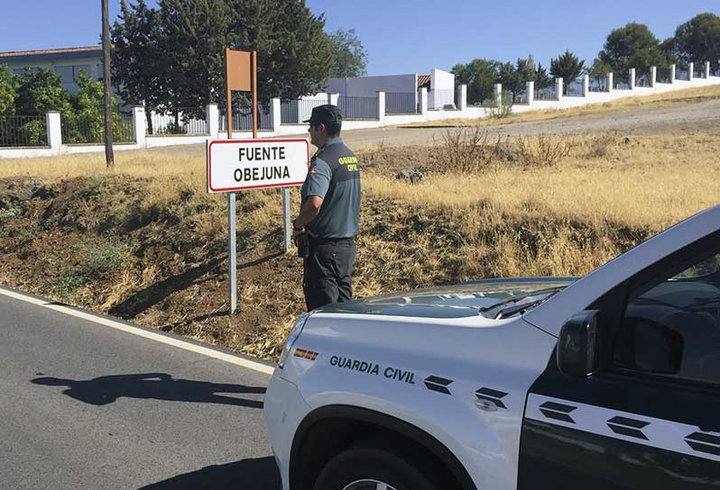 Un agente de la Guardia Civil en Fuente Obejuna. - GUARDIA CIVIL