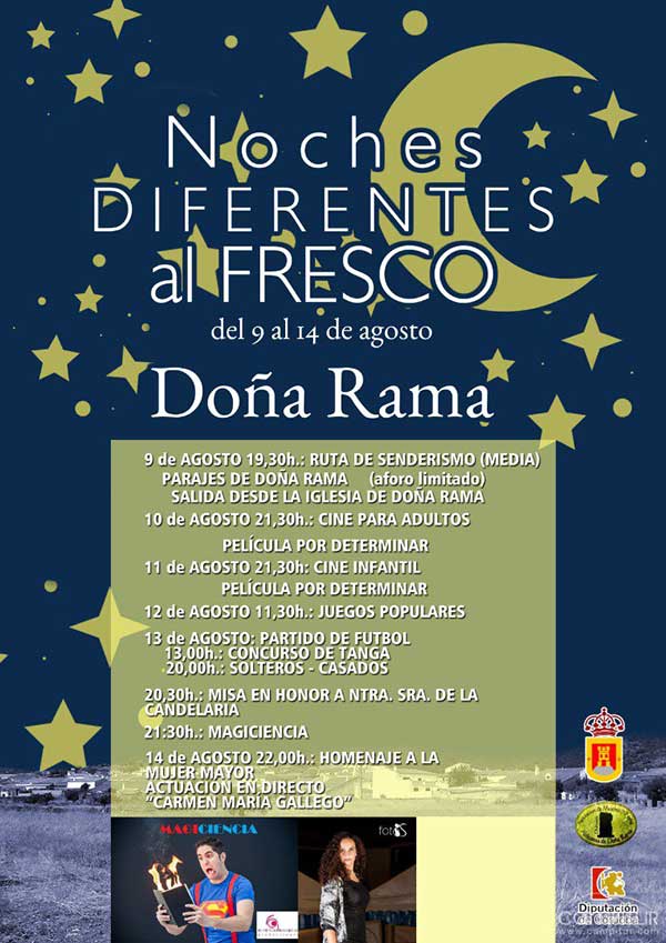 Noches diferentes al Fresco en Doa Rama