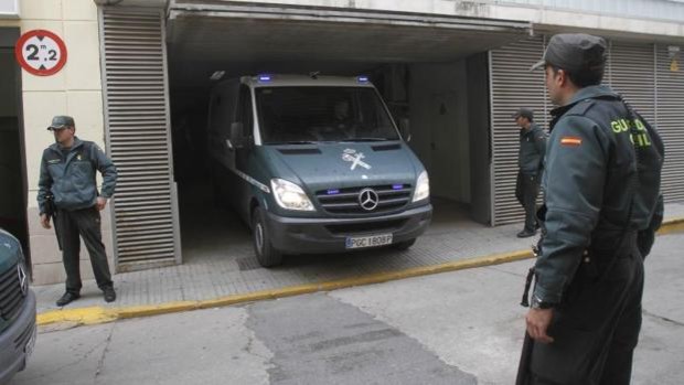 Guardia Civil en el Juzgado de Pearroya en una imagen de archivo