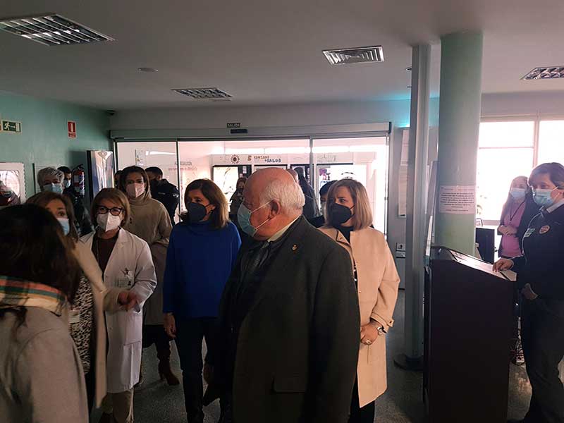 Visita del Consejero de Salud, Jess Aguirre