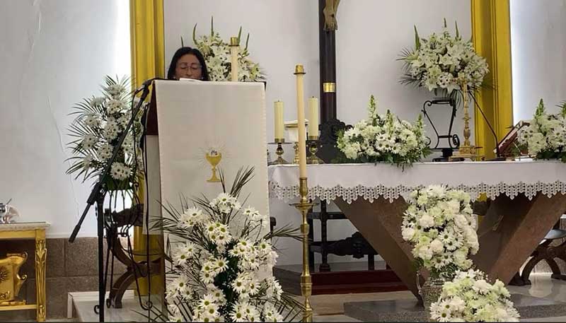 Pilar Martnez realiza el pregn de la Romera