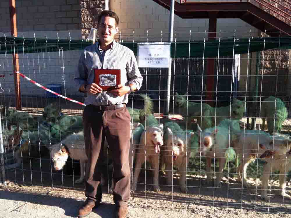 Ricardo Barbero se encarga de la rehala de D. Joaqun Vadillo