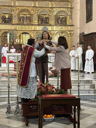 San Sebastin recibe la medalla de Fuente Obejuna