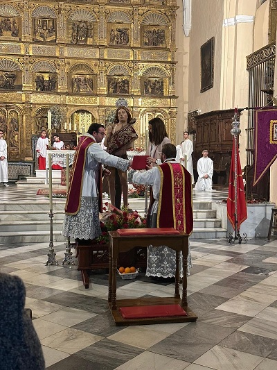 San Sebastin recibe la medalla de Fuente Obejuna