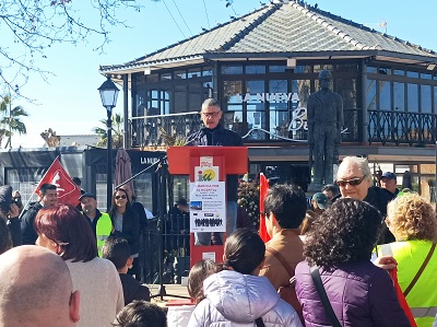  Pedro ngel Cabrera en la movilizacin del 4 de Marzo