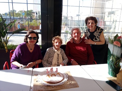 Doa Felisa celebra su 101 aniversario