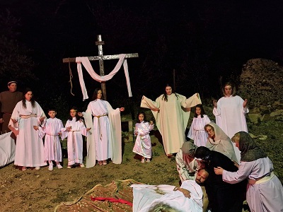 Representacin del Va Crucis en El Hoyo de Belmez
