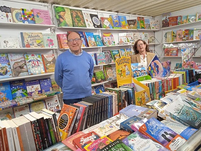 Feria del libro, librera Rafa