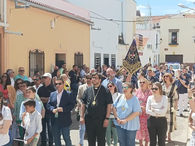 Cruz Chiquita, autoridades y hermandades