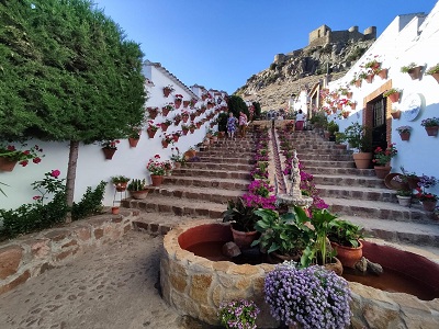 La escalera del Castillo de Belmez, primer premio.