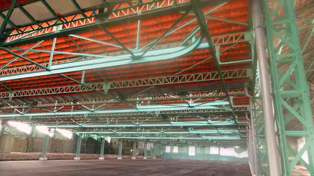 Rehabilitacin de la cubierta del Almacn Central