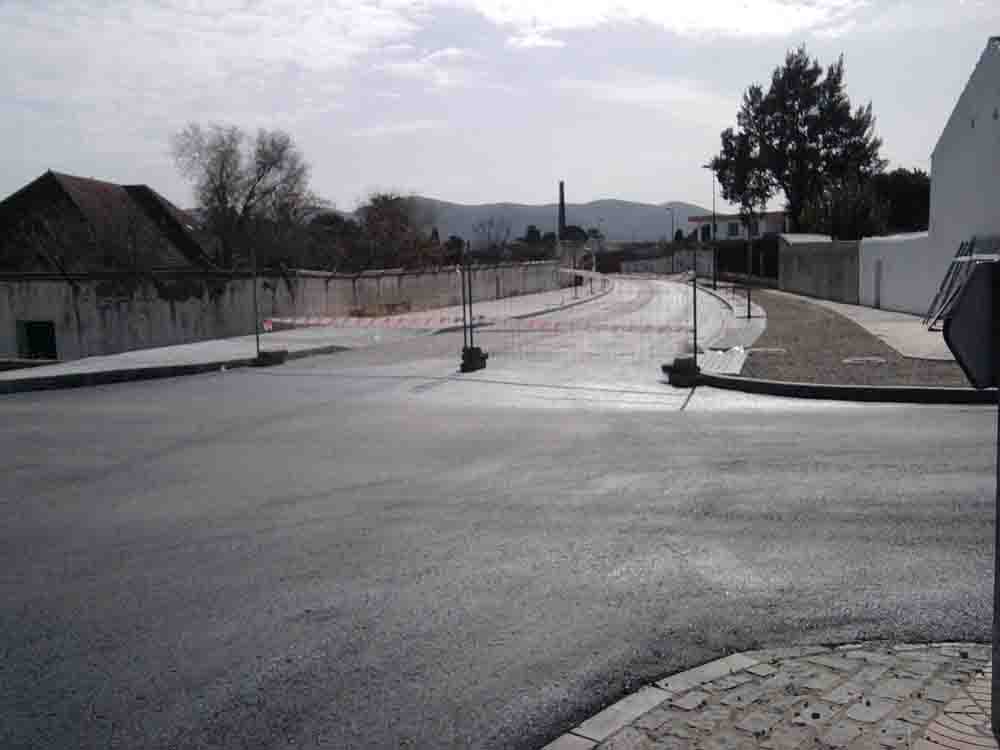 Asfaltan la conexin de la Ronda Norte y Sur