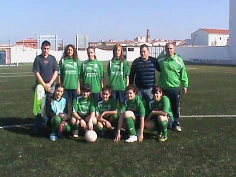 Formacin del equipo femenino del Mellariense 