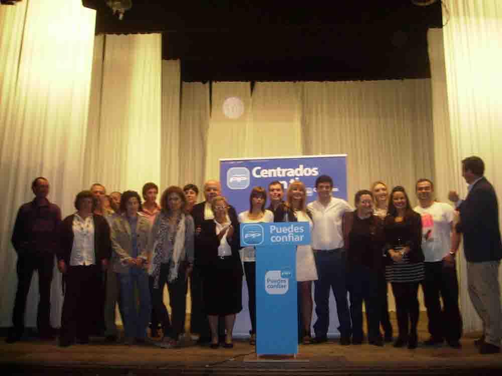 Primer acto de campaa electoral en Fuente Obejuna