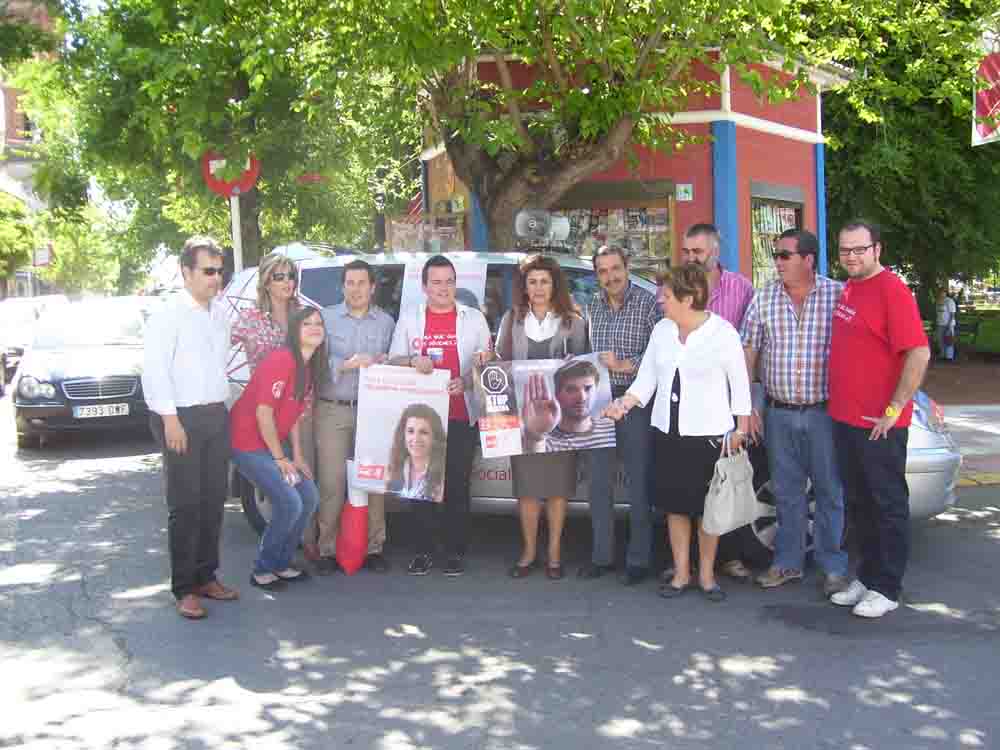 Caravana electoral de Juventudes Socialistas