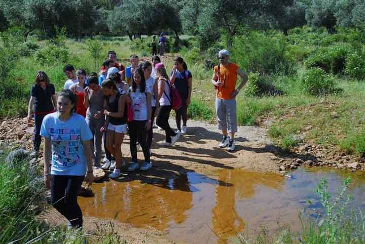 marcha, que organiz la asociacin cultural La Maquinilla