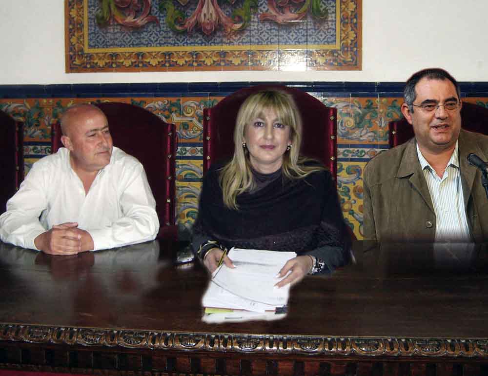 Paco Romero, Isabel Cabezas y Manuel Delgado