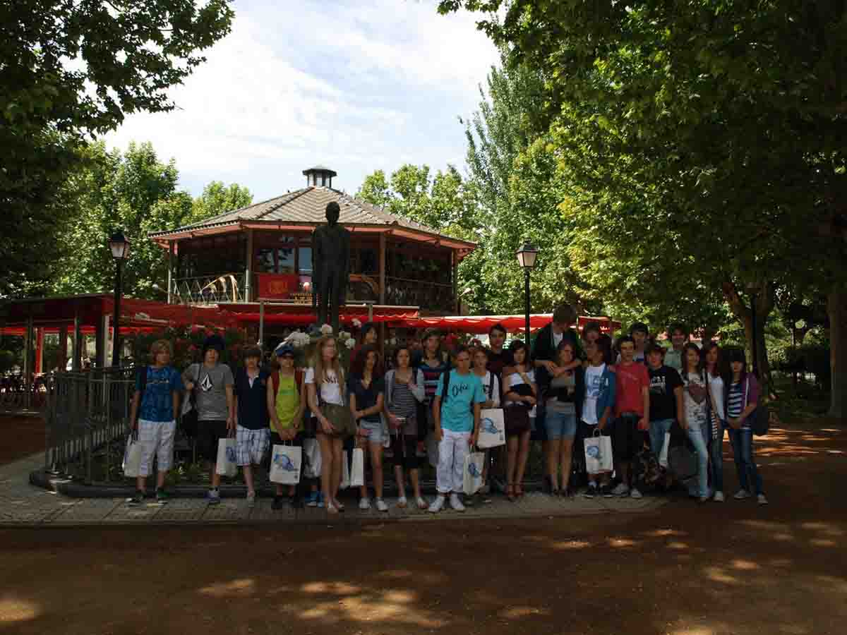 Grupo de alumnos franceses visita Pearroya