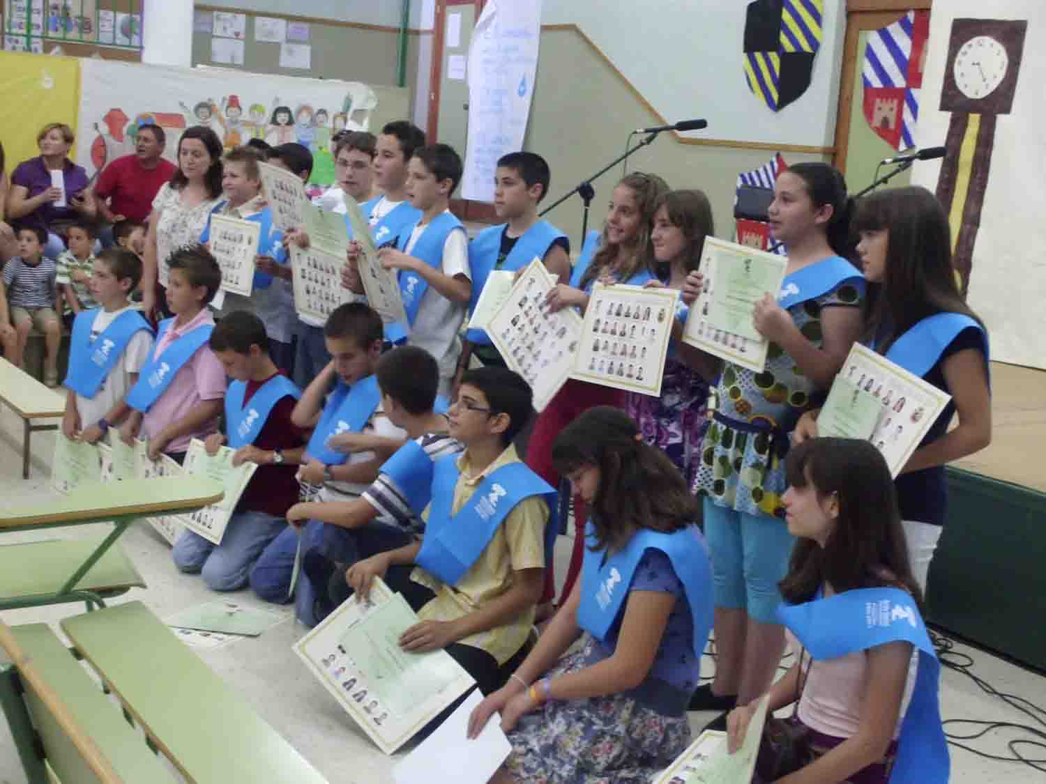 Graduacin de los alumnos de sexto de Primaria 