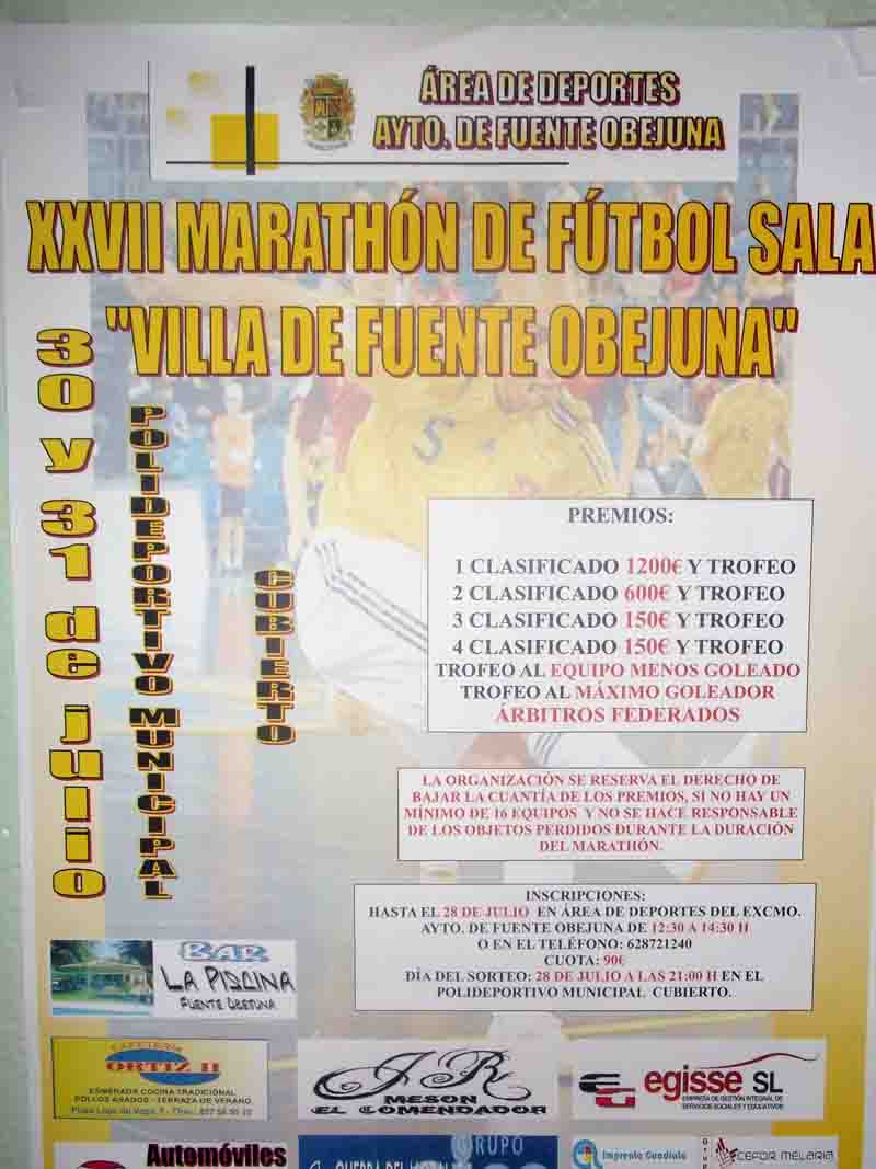 XXVII Maratn de Ftbol Sala de Fuente Obejuna