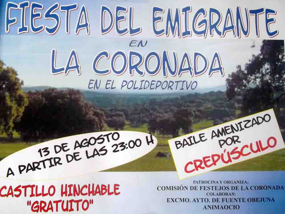 Fiesta del Emigrante en La Coronada