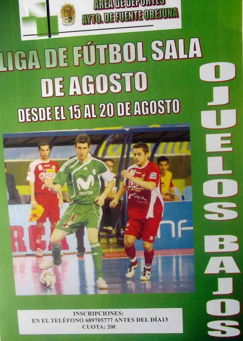  Primera Liga de Ftbol Sala en Ojuelos Bajos