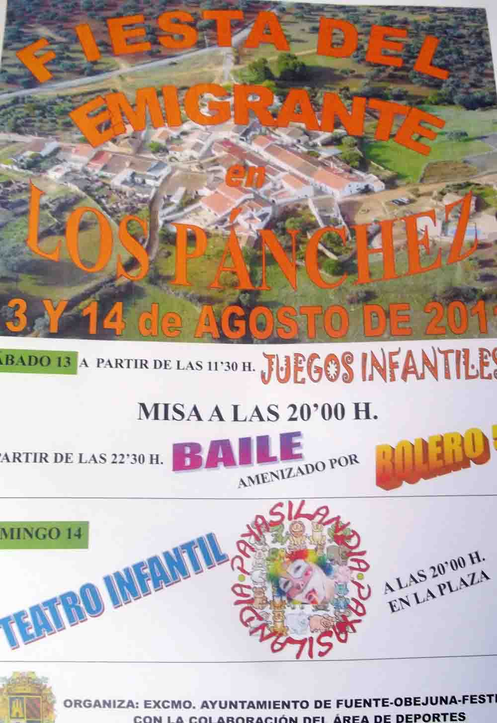    Fiesta del Emigrante en Los Pnchez