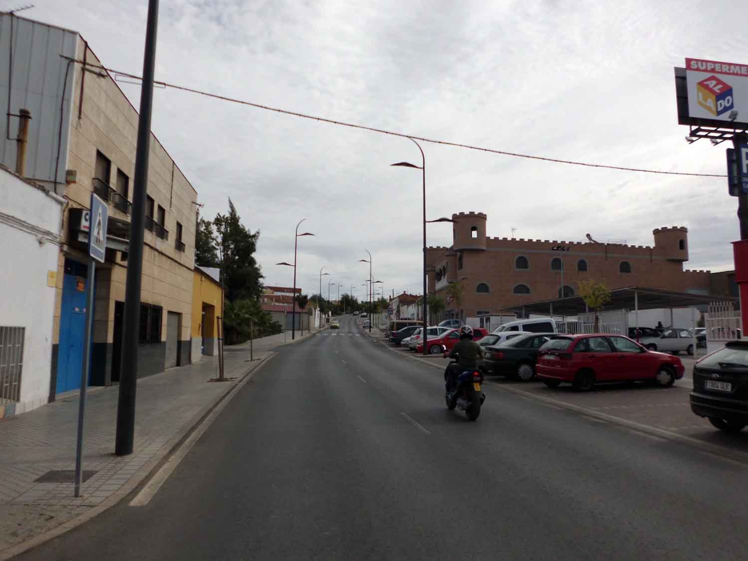 Problema de iluminacin del ltimo tramo de la Ronda Sur