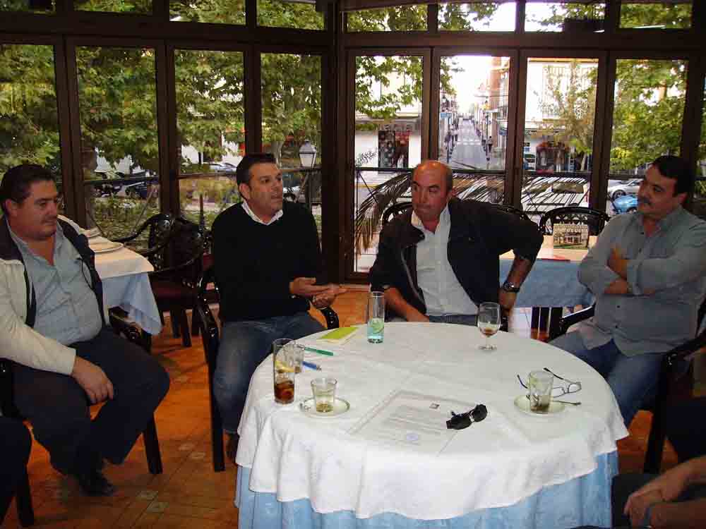 Renin con los sindicatos del Guadiato en Rte. La Belita