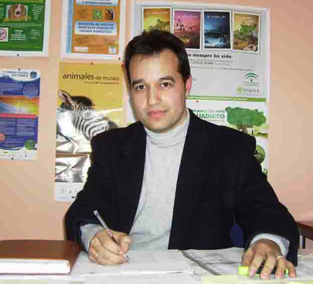 Jos David Ros cuando era titular de la concejala de Medio Ambiente