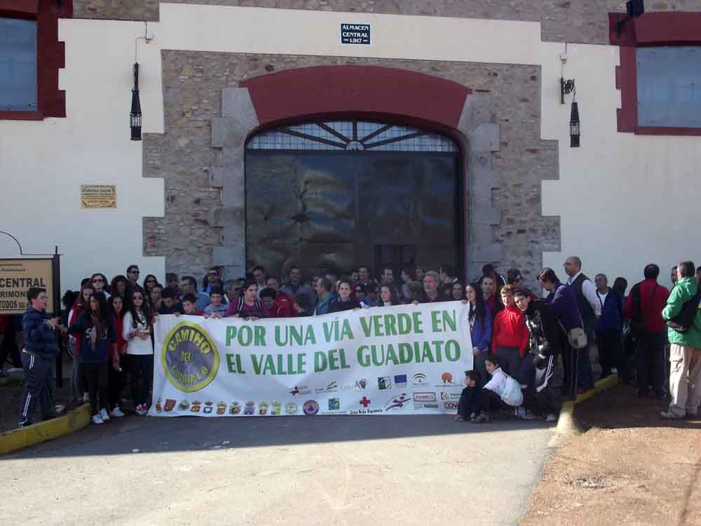 Marcha reivindicativa de la va verde del Guadiato