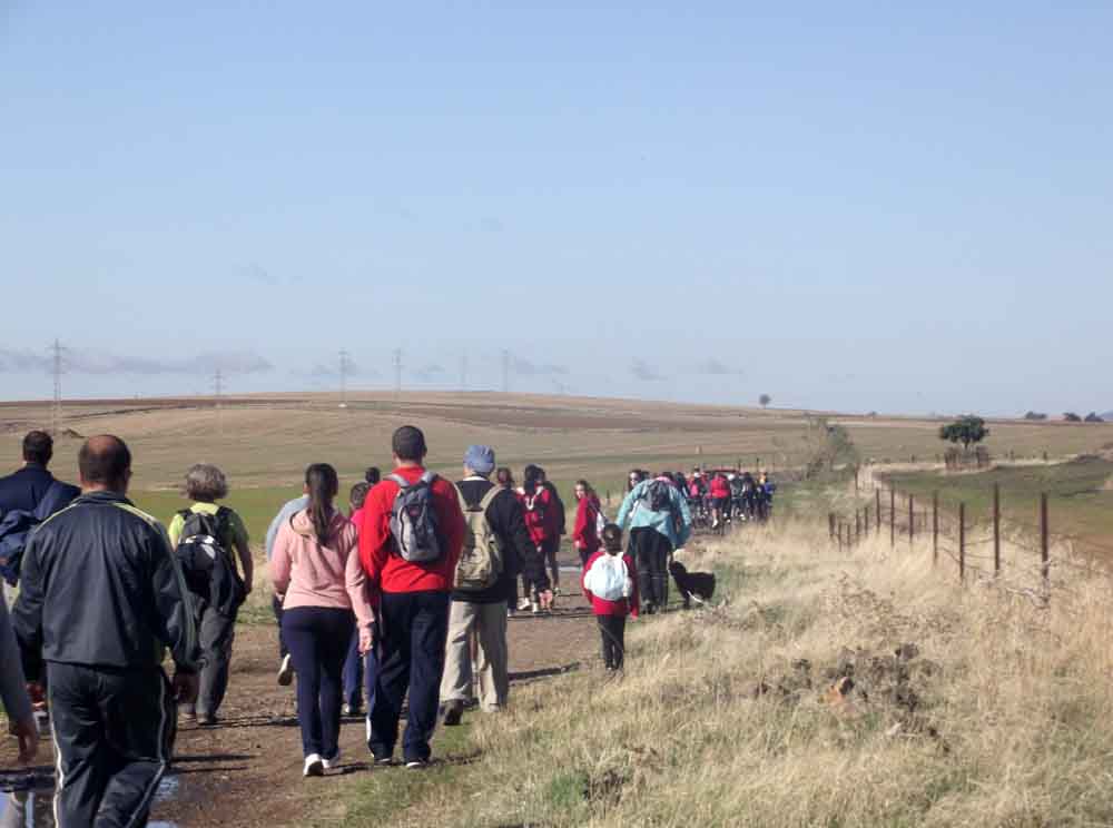 Marcha reivindicativa de la va verde del Guadiato