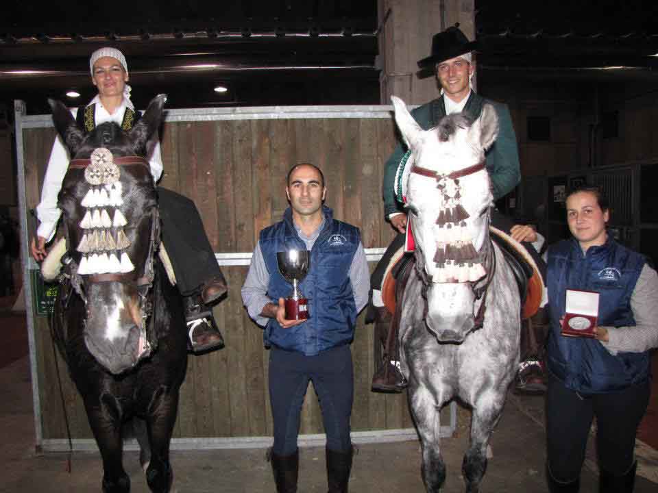 Los caballos de la yeguada Atset triunfan en Italia