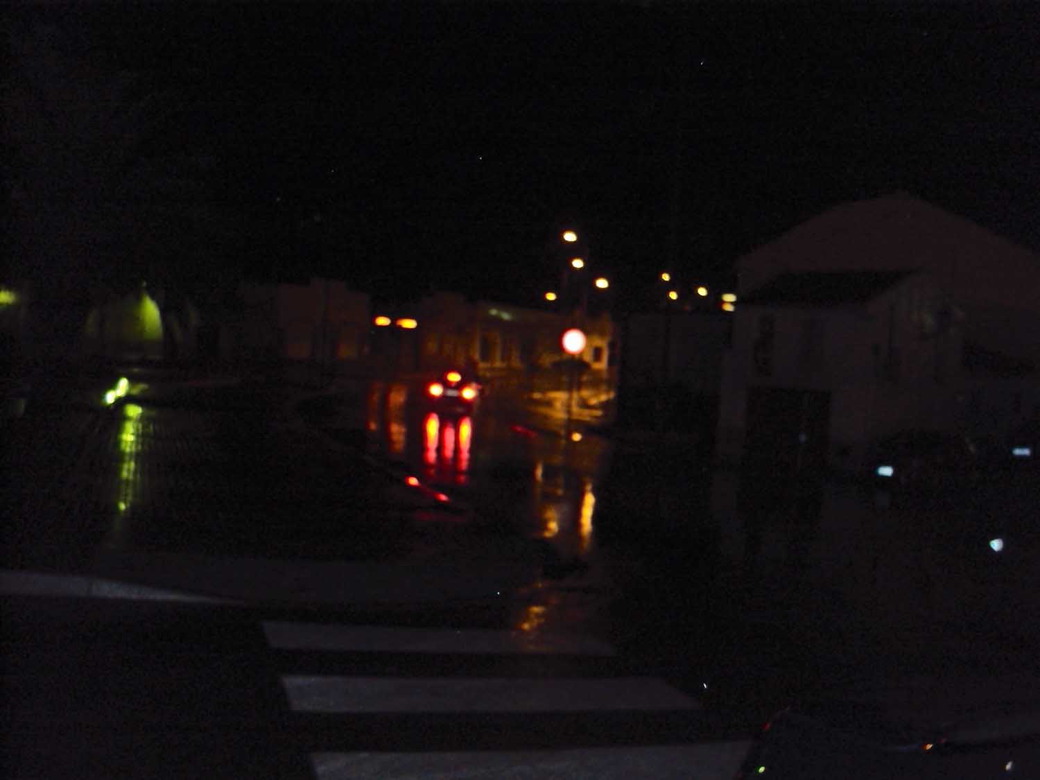 Ronda Sur sin iluminacin