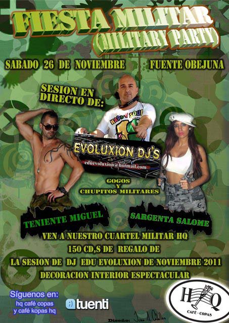           Fiesta militar  (Military Party) en Pub HQ