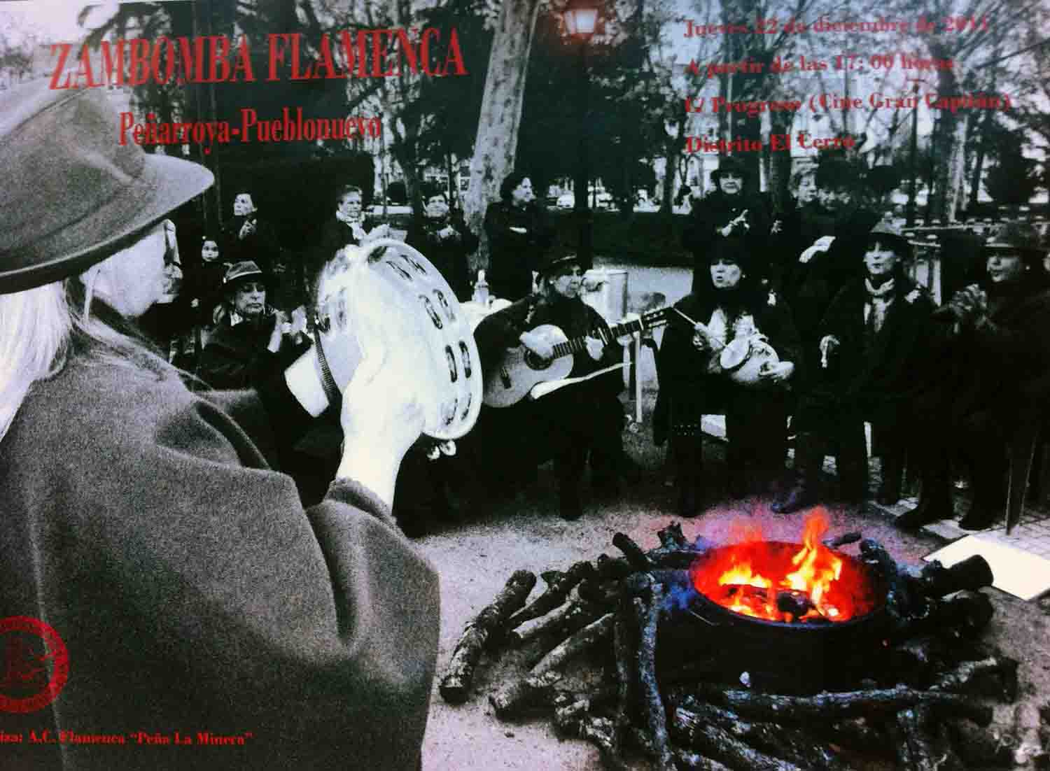 Zambomba flamenca en Pearroya