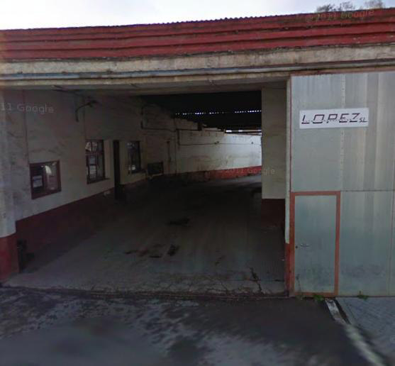 Aspecto de las cocheras de Transportes Lpez