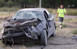 Dos heridos en un accidente ( Foto archivo)