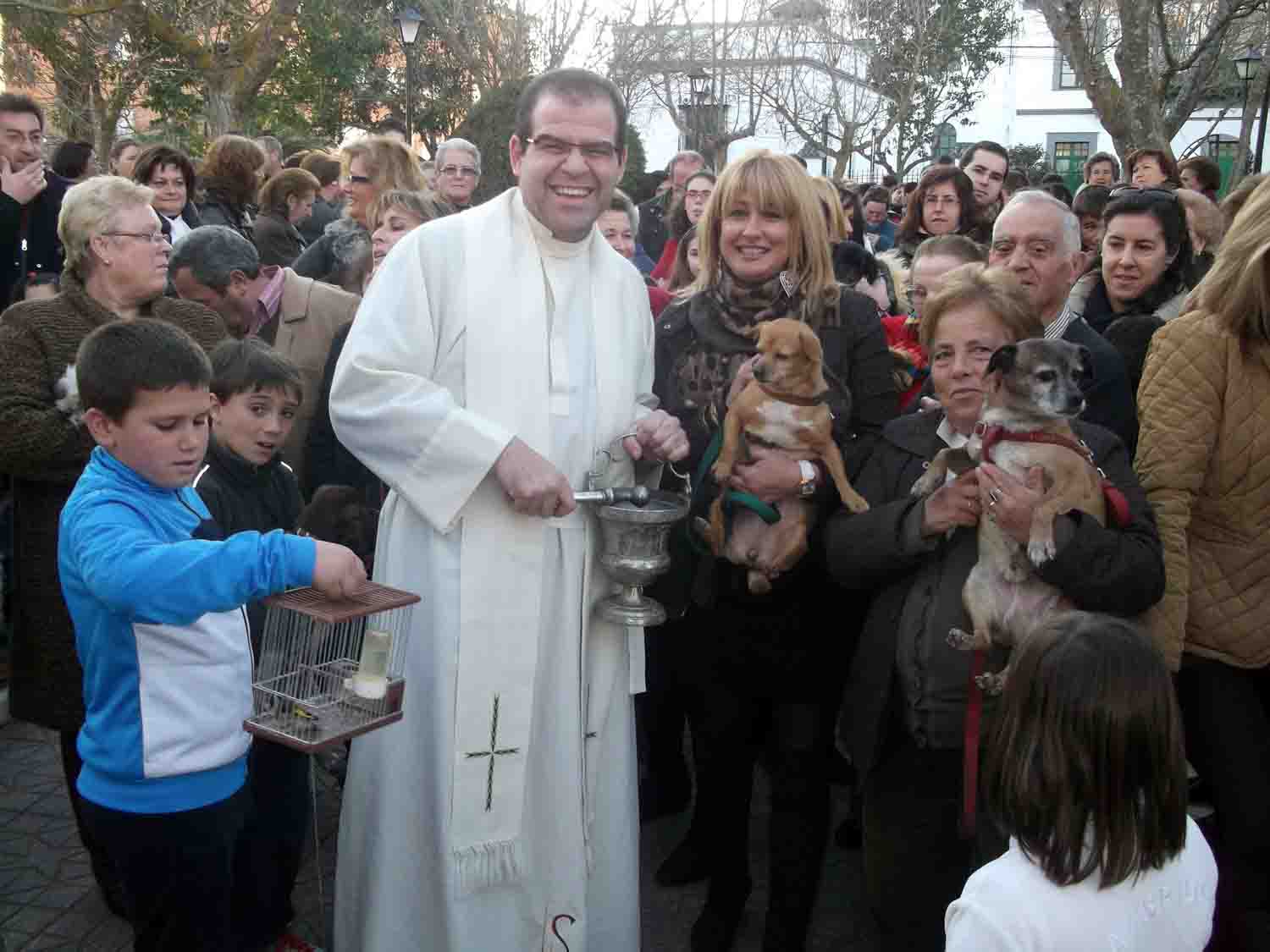 Bendicin de mascotas por San Antn 