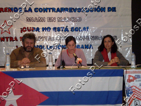Presentacin de la campaa `Cuba no est sola`