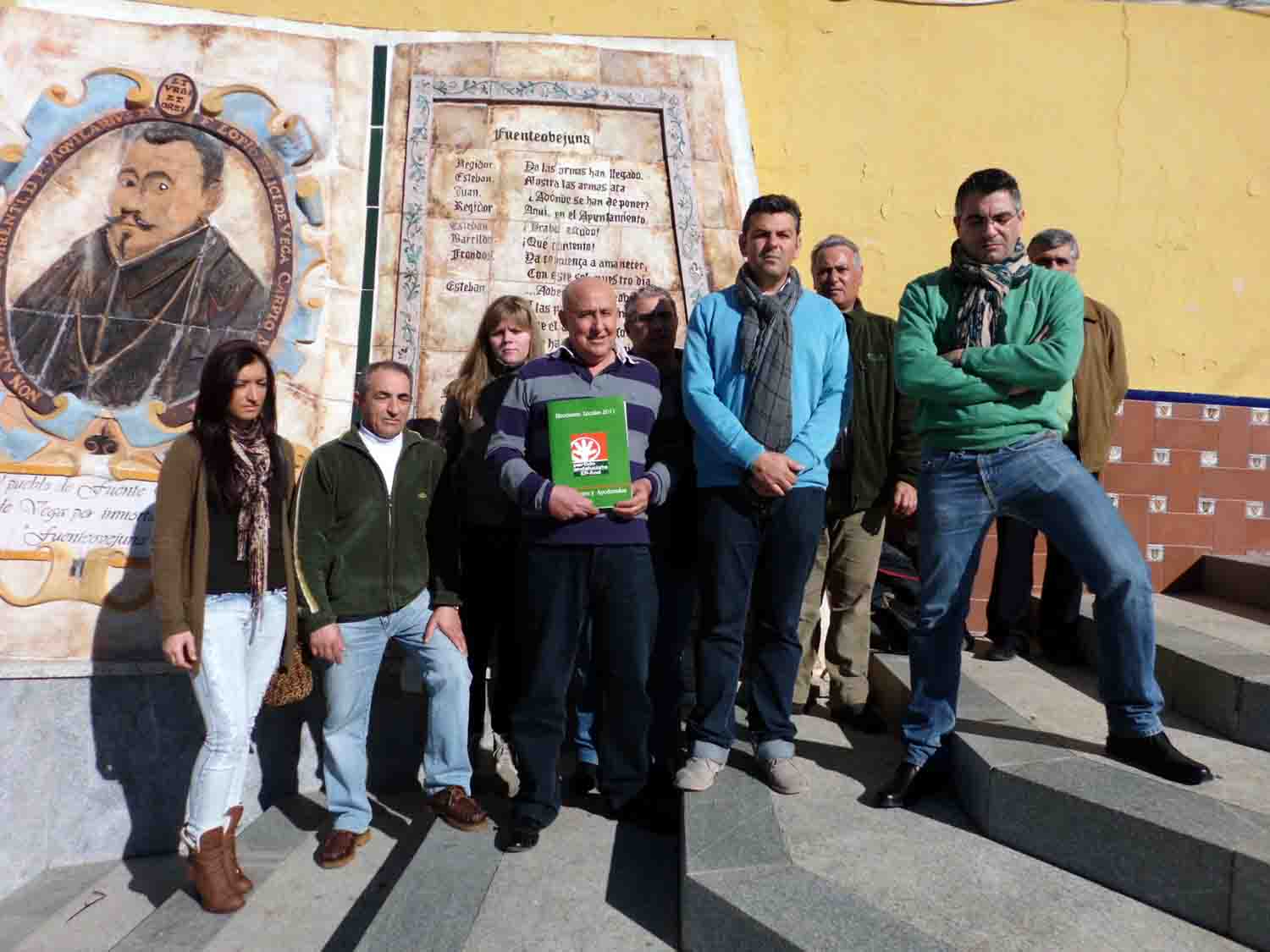 Minuto de silencio del PA en Fuente Obejuna