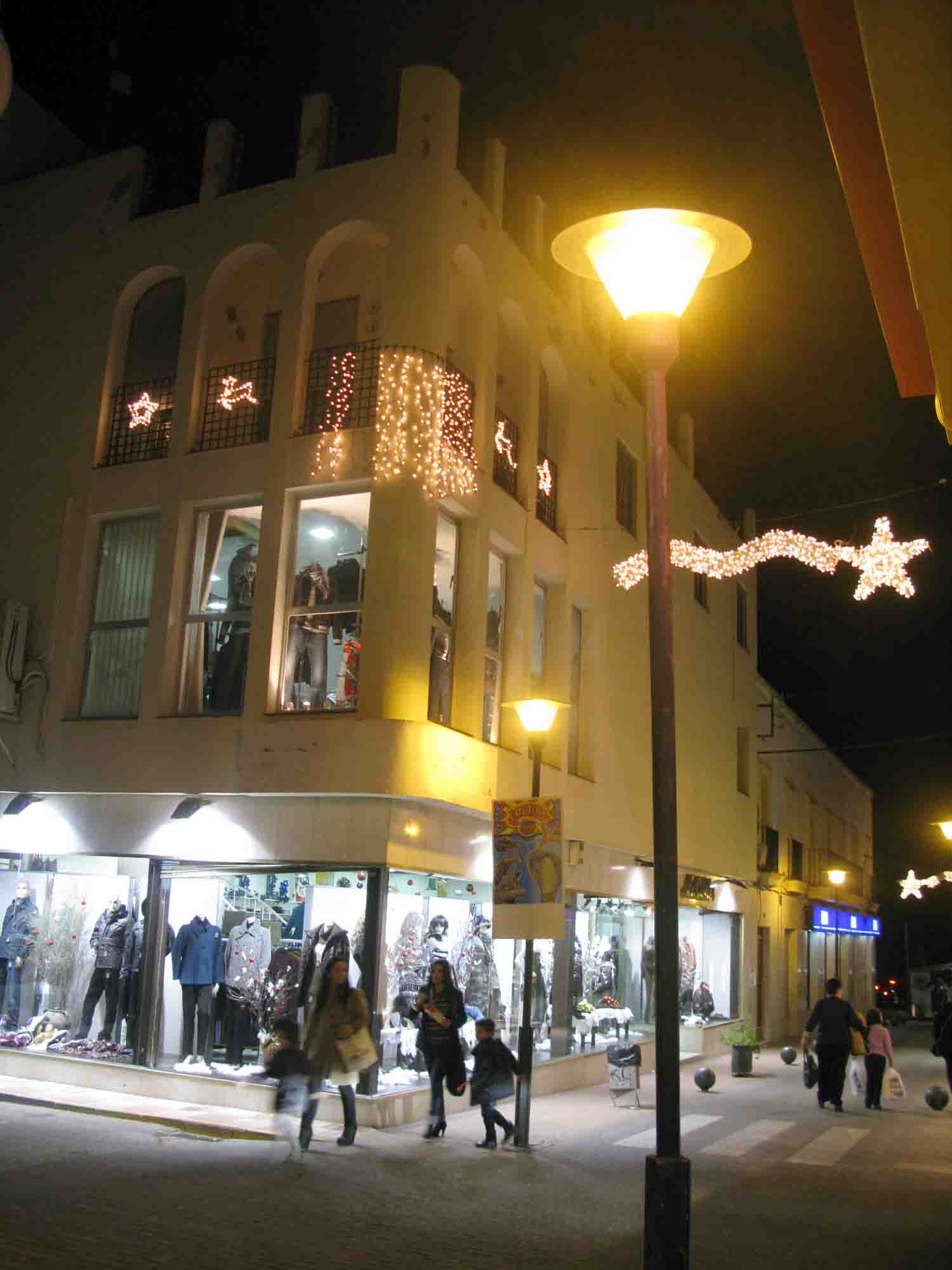 Zona comercial pearriblense a finales de 2011
