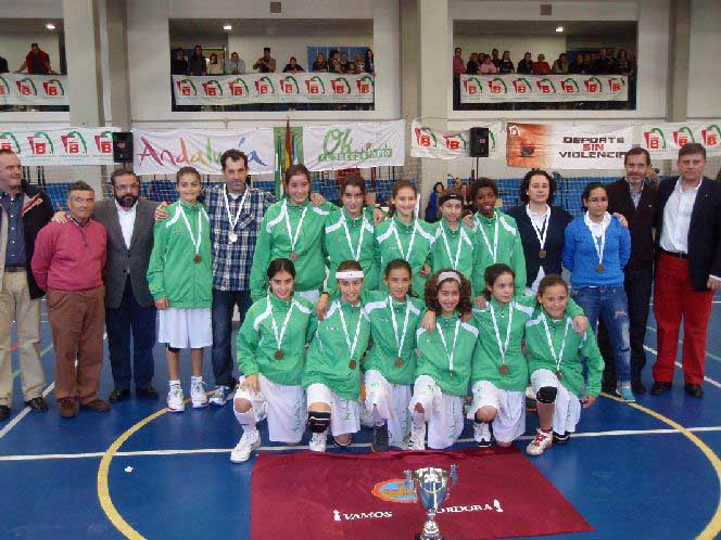 Seleccin Cordobesa Mini Femenina campeona de Andaluca