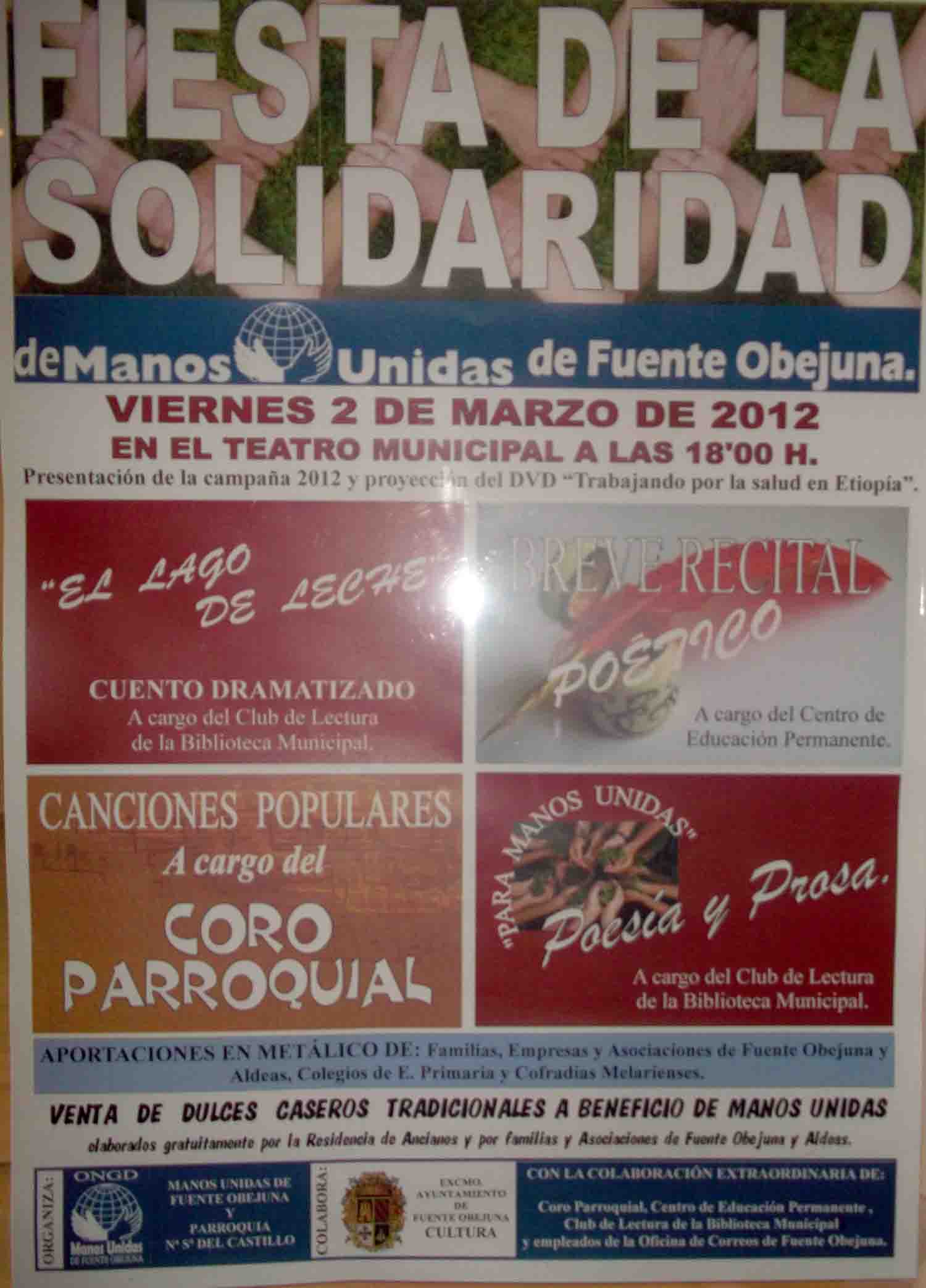 Solidaridad y Cine a beneficio de Manos Unidas