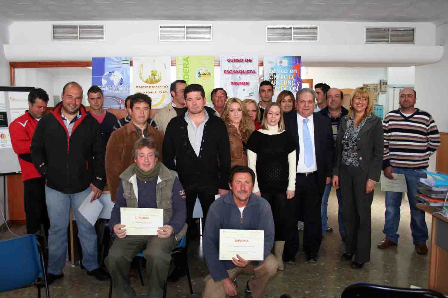 Clausura del curso Escayolista-Pintor