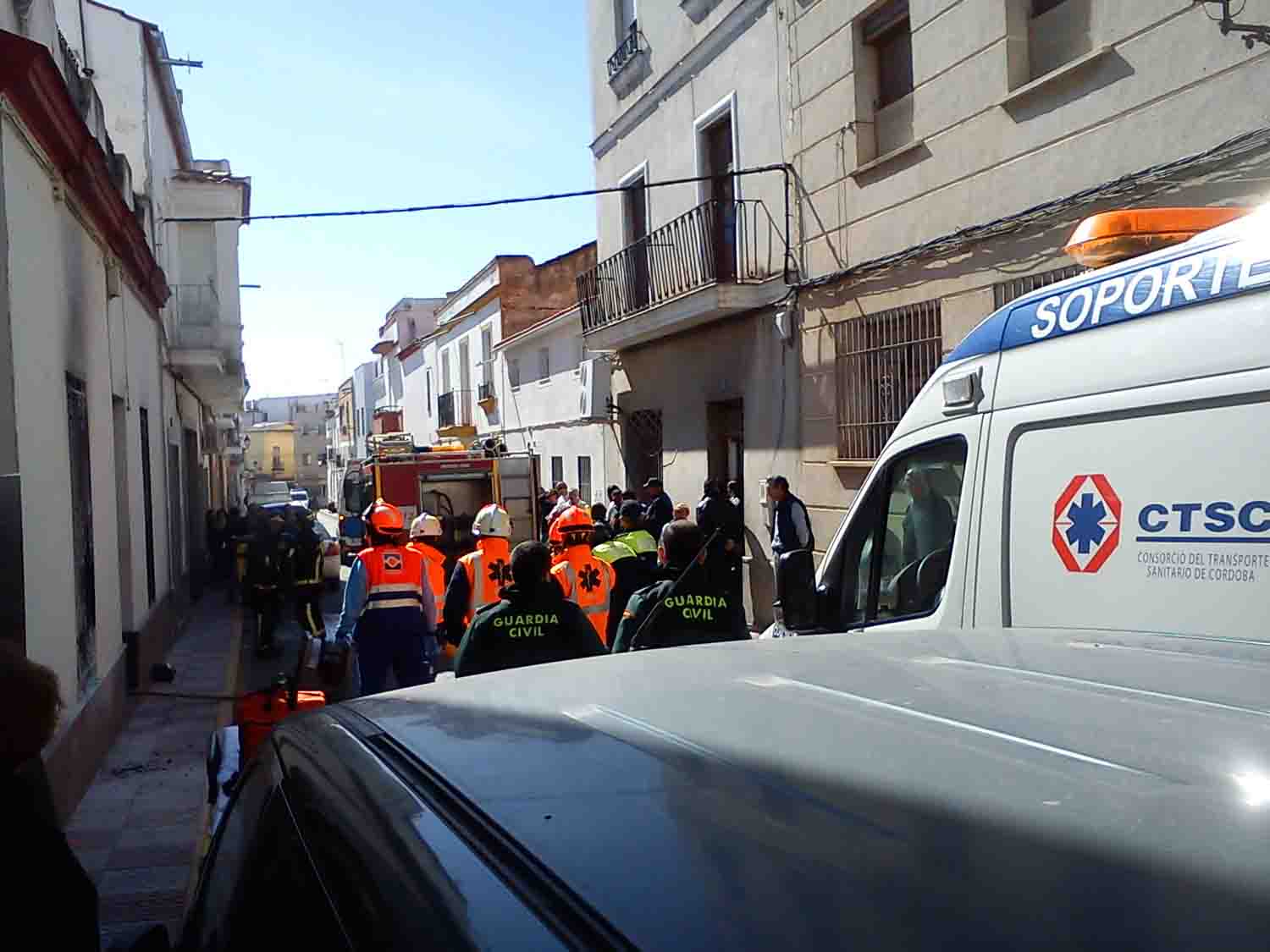 Incendio en la calle Arenal