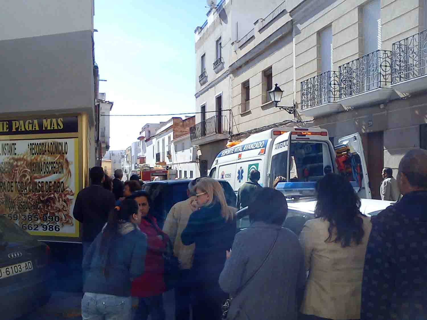 Incendio en la calle Arenal