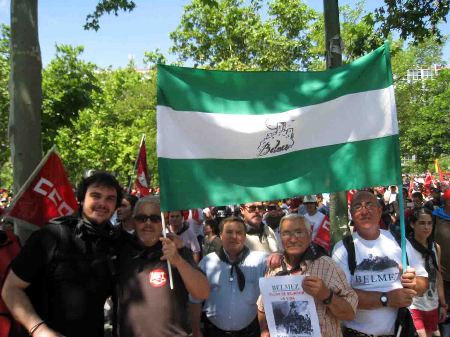 Asistentes a la manifestacin de Madrid